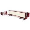 First Gear DCP 1/64 Candy Red/Ivory Kenworth T660 with Spread Axle Reefer Trailer 60-1907 - 4 of 4