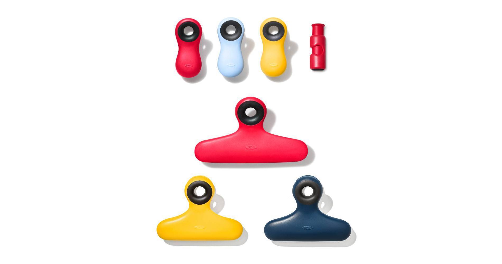OXO 7pc Plastic Bag Clips Set