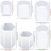 JDICTION 6-Piece Cylinder & Hexagon Molds – Silicone Resin Molds: Reusable, Easy Release for Soap/DIY Crafts, Home Decor, Holiday Gifts - 2 of 4
