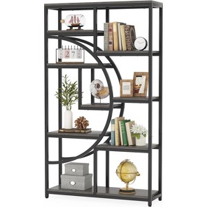 Tribesigns 5 Tier Etagere Bookcase, Freestanding Bookshelf with 9-Open Storage Shelf for Home Office - 1 of 4