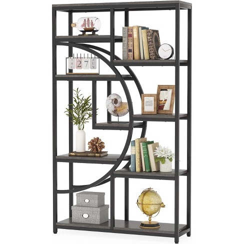 Tribesigns 5 Tier Etagere Bookcase, Freestanding Bookshelf with 9-Open Storage Shelf for Home Office - image 1 of 4