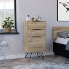 Christiane Dresser Beige - Boahaus: Slim, Modern Storage for Bedroom, 3 Drawers, Wood Laminate - 4 of 4