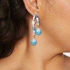 Drop Earrings with Pearl - A New Day™ - image 3 of 3