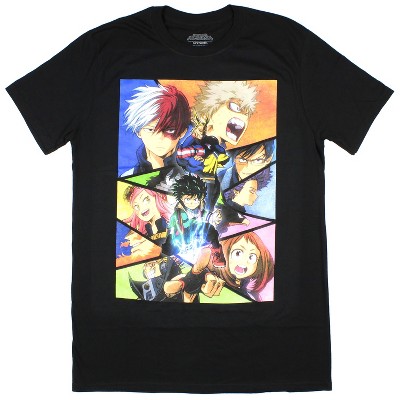 My Hero Academia Shirt Men's Character Poster T-shirt Adult : Target