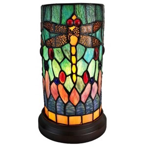 Amora Lighting Tiffany Style Accent Table Lamp 10.5" High - 1 of 3