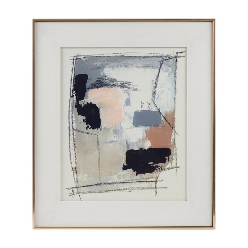 Abstract Reveal Abstract Double Matted Framed Glass Wall Art - Madison Park, 3 of 9