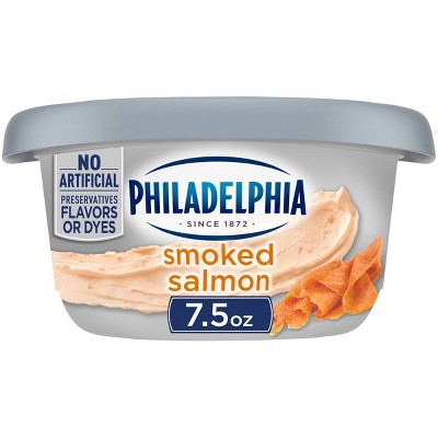 Philadelphia Regular Salmon Cream Cheese Tub - 7.5oz