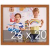 PosterPalooza | Slim Profile Brown Picture Frame - UV Acrylic, Backing Board, Hanging Hardware Included - 2 of 4