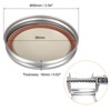 Unique Bargains Leak Proof Regular Mouth Tinplate Canning Lids 12 Sets - 2 of 3