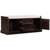 ACEPANO 42.5 in. W Storage Bench with 2 Drawers and 2 Cabinets for Living Room and Entryway-Espresso - 4 of 4