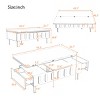 43.3'' Lift-Top Coffee Table with Hidden Storage,2 Drawers and Foldable Top for Dining or Work Use -The Pop Home - 4 of 4