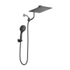 Cobbe Adjustable 12" High Pressure Dual Shower Head with 12-Spray Handheld Shower - 2 of 4