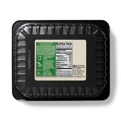 Fresh 93% Lean Ground Beef - 3lb - Good & Gather™