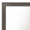 GlasFlength Decorative Wall Mirrors Wall Art Square Mirror Vanity Mirror Accent Mirror Metal Frame Mirror for Living Room, Brown, 1"*35"*35" - 4 of 4