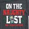 Men's - SpongeBob SquarePants - Plankton Naughty List Christmas Short Sleeve Graphic T-Shirt - 2 of 4