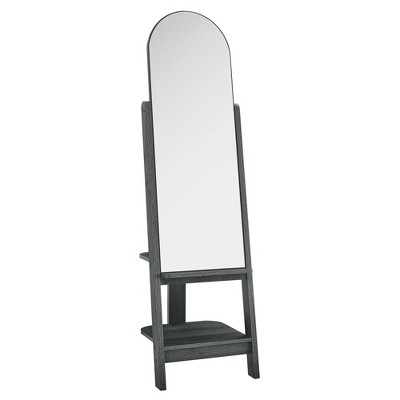 Modway Ascend Standing Mirror – Full-Length Floor Mirror with Arched Metal Frame for Bedroom or Entryway