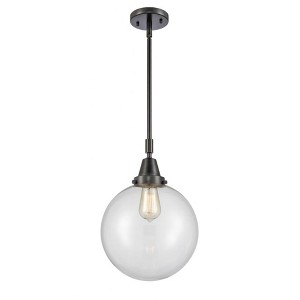 Beacon - 1 Light Stem Hung Mini Pendant In Industrial Style-14.13 Inches Tall and 10 Inches Wide - 1 of 1