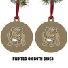 Bryant University Bulldogs Logo Aluminum Holiday Christmas Tree Ornament - 2 of 4