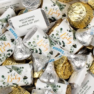 105pcs Baby Shower Candy Chocolate Party Favors (1.75 lbs - Approximately 105 Pcs) -  Goodie Bag Filler or Candy Buffet Supply - Oh Baby - 1 of 1