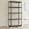 Acekool 5-Tier Heavy Duty Adjustable Steel Garage Storage Rack, 71" Shelving Unit with Steel Frame and MDF Shelves for Garage & Warehouse - 3 of 4