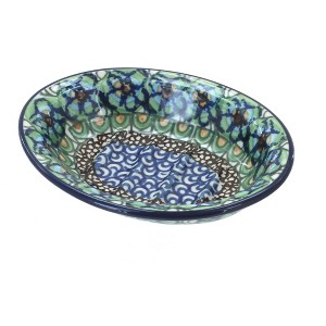 Blue Rose Polish Pottery 510 Ceramika Artystyczna Soap Dish - 1 of 1
