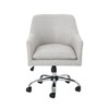 NicBex Adjustable Office Chair with Wheels,Modern Computer Chair with Chrome Base,Swivel Desk Chair for Adult,Student - 2 of 4