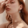 Sonateomber Gold Long Chain Threader Earrings for Women - Fashion Statement Drop Dangle Thread Earrings Jewelry Gift - 2 of 4
