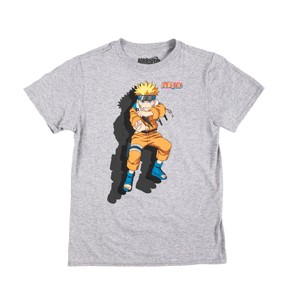 Naruto Shadow Effect Crew Neck Short Sleeve Athletic Heather Boy's T-shirt - 1 of 2