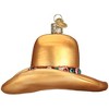 Old World Christmas Glass Blown Ornament, Cowboy Hat - 3 of 4