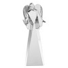 nambe Faith, Love, & Peace Angel Figurine Set, Holiday Figurines for Christmas Home Décor, Measures 5.5 inch Each, Alloy Made - 3 of 4