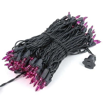 Northlight Battery Operated Led Christmas Lights - Purple - 9.5' Black ...