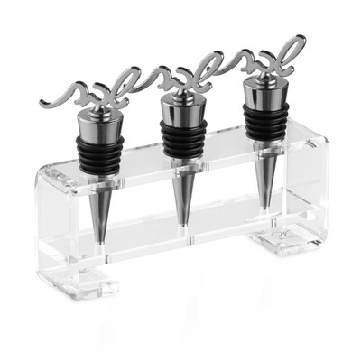Waterdale Collection - Shabbos Wine Stopper Set