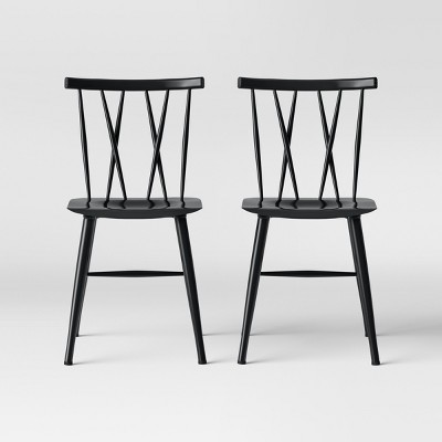 Target black kitchen store chairs