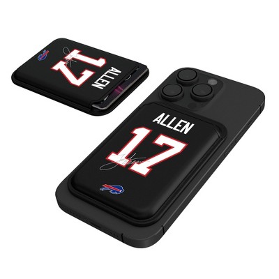 Keyscaper NFL Buffalo Bills Players Game Tactic Black Magnetic Credit Card Wallet