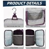 Large Capacity Toiletry Bag for Women and Men, Hanging Toiletry Organizer Cosmetics Makeup Bag - 2 of 4
