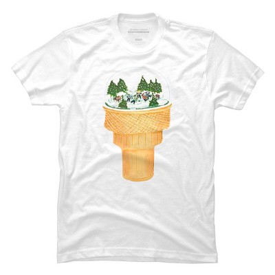 Men's Design By Humans Sno-Cone By BullShirtCo T-Shirt