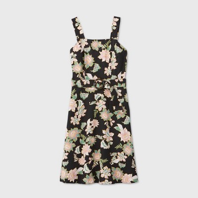 target black floral dress