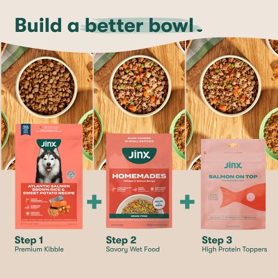 Jinx Dry Dog Food with Salmon, Brown Rice & Sweet Potato - 4lbs