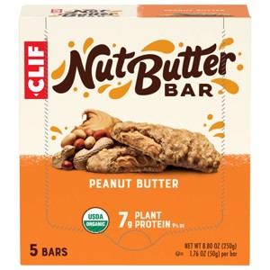 CLIF Nut Butter Bar - Peanut Butter Energy Bars - 8.8oz/5ct - 1 of 4