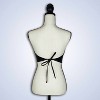 Women's Faux Leather Bandana Top - Blue Blush - 4 of 4