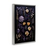 Stupell Industries Flower Specimens on Black Framed Floater Canvas Wall Art - 3 of 4
