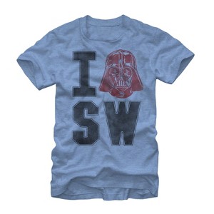 Men's Star Wars Darth Vader Love T-Shirt - 1 of 3