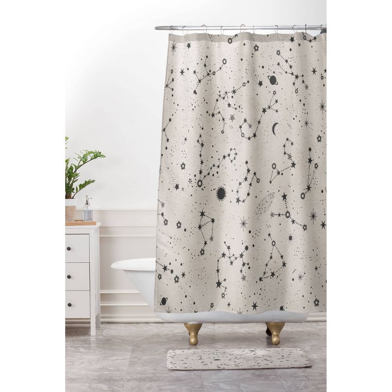 Iveta Abolina Starry Night Shower Curtain Beige - Deny Designs, 4 of 5