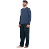 Ashford & Brooks Men’s Long-Sleeve Top Flannel Pants Pajama Sleepwear Set - 2 of 4