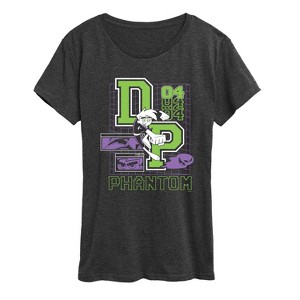 Women's - Danny Phantom - Dark Digital Jersey Short Sleeve Graphic T-Shirt - 1 of 4