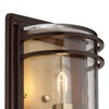 John Timberland Modern Outdoor Wall Light Fixtures Set of 2 Bronze 11" Clear Glass Shade for Exterior Barn Deck House Porch Patio Outside Front Door - 3 of 4