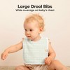 KeaBabies 8-Pack Organic Baby Bibs for Boy, Girl, Drool Bibs, Baby Bib for Girls, Boys,  Newborn Teething Bibs - 2 of 4