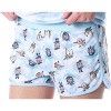 Women's Avatar The Last Airbender Chibi Tie-Dye Sleep Pajama Set Short Multicolored - 3 of 4