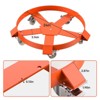 55 Gallon Drum Dolly Cart, 1000 LB Capacity, Heavy Duty Steel Barrel Dolly with Lockable Casters, Industrial Grade Drum Mover - 2 of 4