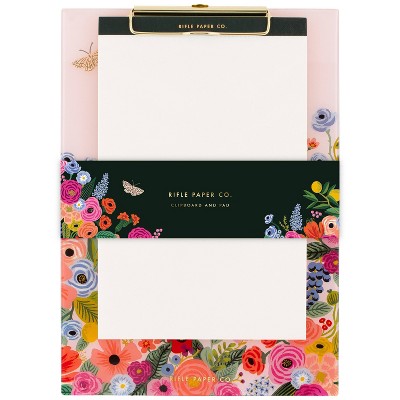 Garden Party Clipboard with Writing Pad - Rifle Paper Co. for Cambridge